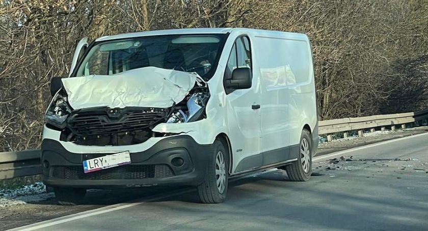 Utrudnienia po zderzeniu na Zjeździe