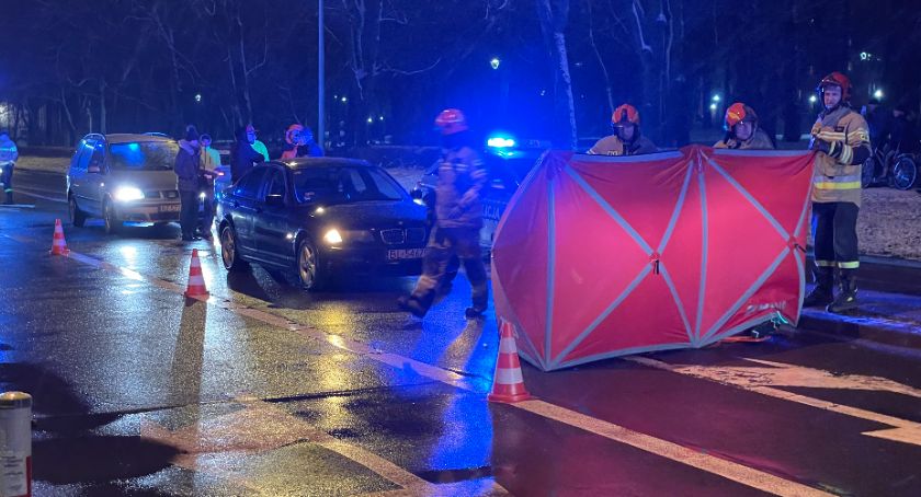 52-latek z Łomży został śmiertelnie potrącony. Prawdopodobnie wszedł pod koła przez nieuwagę