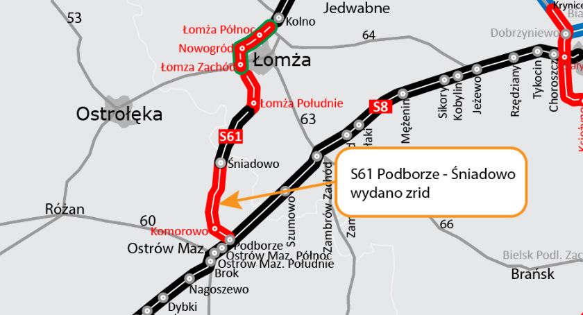 Via Baltica. Jest zgoda na budowę ostatniego odcinka S61