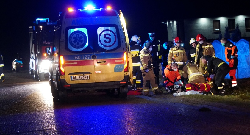 Śmiertelne potrącenie na drodze Chojny Młode - Szczepankowo [FOTO]