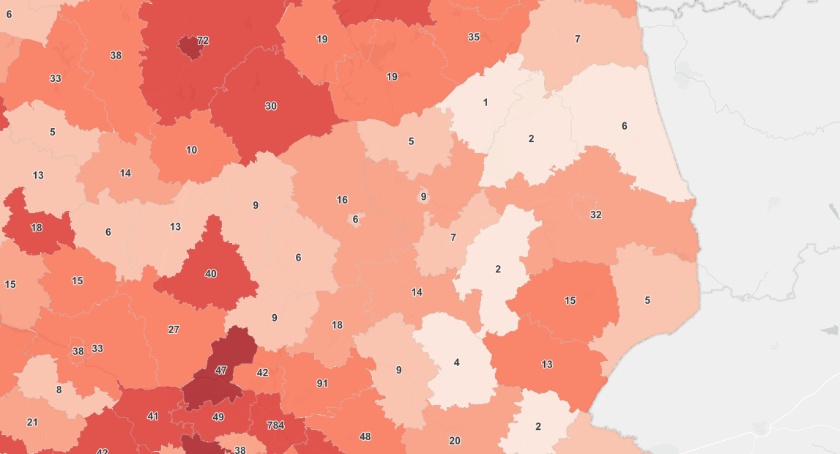 Nowe zakażenia i zgony w Łomży