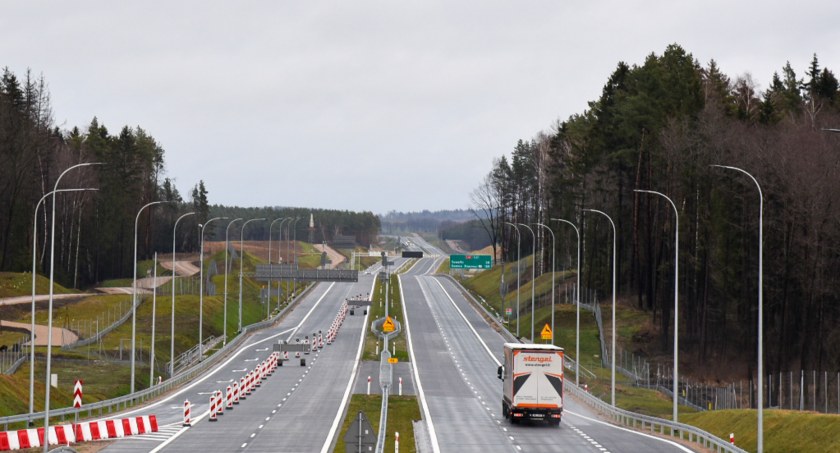 Kolejne kilometry szlaku Via Baltica otwarte dla kierowców