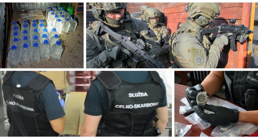 Najciekawsze akcje podlaskiej KAS w 2021 roku [FOTO]