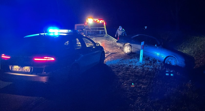 Nocna przejażdżka mocno pijanego kierowcy [FOTO]