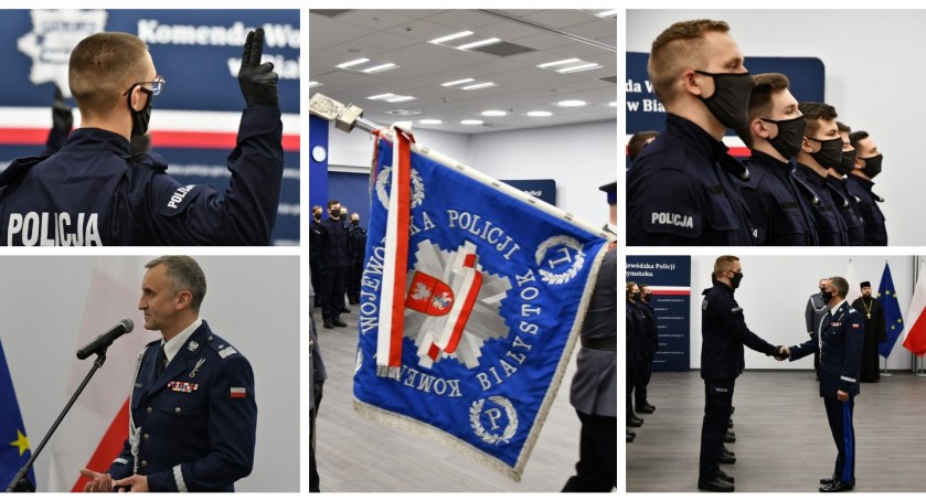 Podlaska policja ma nowych funkcjonariuszy [FOTO]