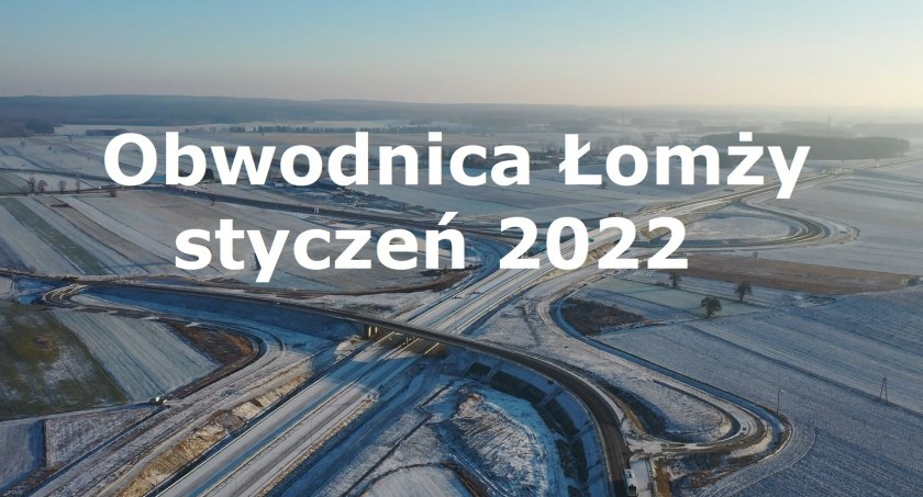 Tak powstaje obwodnica Łomży. Zobacz postęp prac 2022 [DRON]