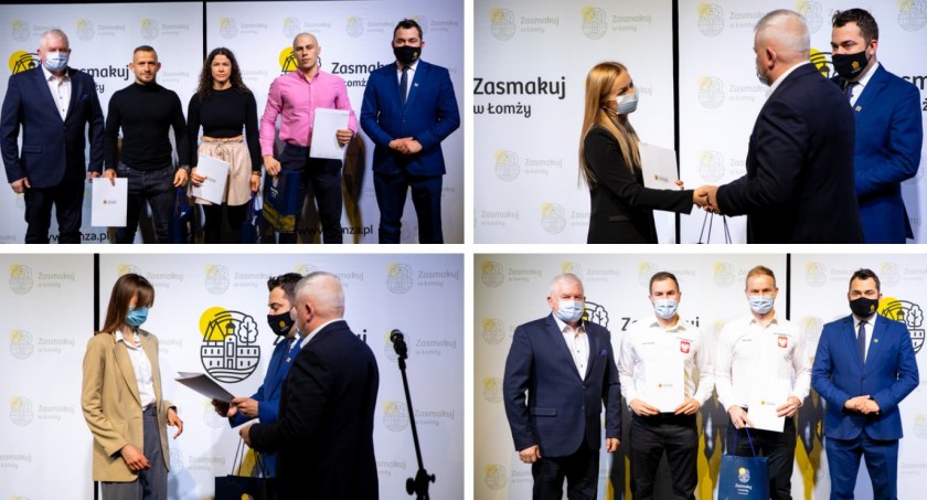 Łomża. Najlepsi sportowcy otrzymali stypendia [FOTO]