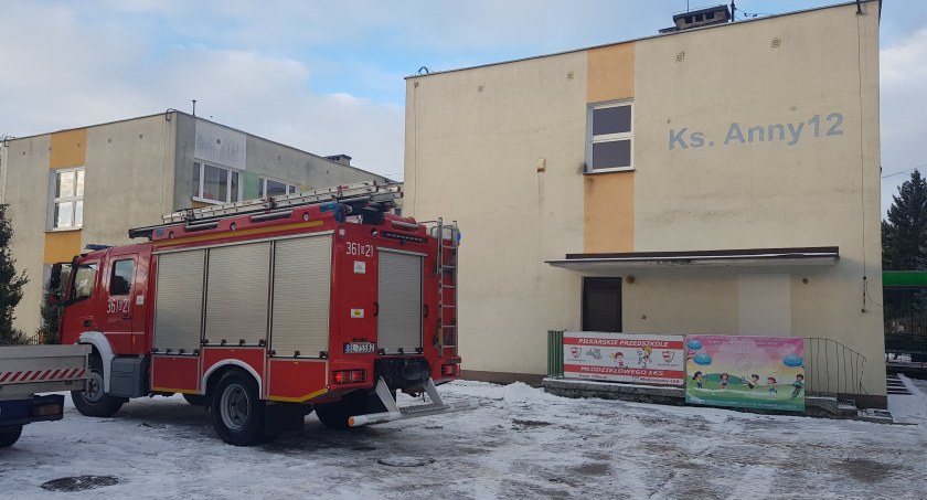 Zalana piwnica w jednym z łomżyńskich przedszkoli