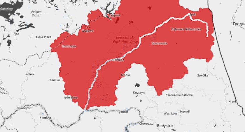 Czerwony alert hydrologiczny w Podlaskiem [AKTUALIZACJA]