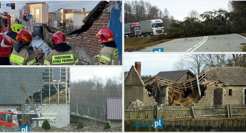 [AKTUALIZACJA] Porywisty wiatr nad regionem. Skutki wichur [FOTO]