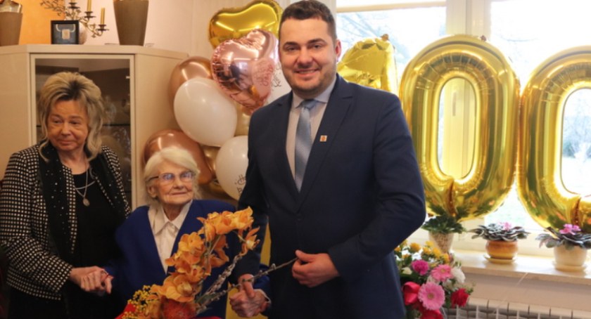 Mieszkanka miasta i jej setne urodziny