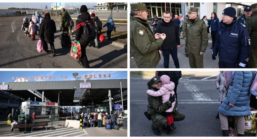 Uchodźcy w Polsce. Granicę przekroczyło już 100 tysięcy osób [FOTO]