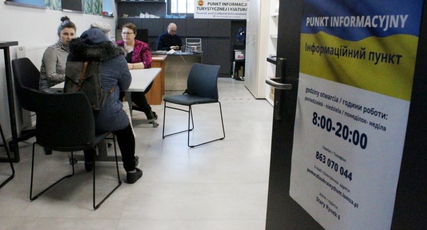 W Łomży działa już punkt informacyjny związany z pomocą dla uchodźców