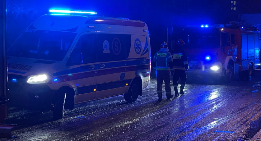 Pożar domu w Łomży! W szpitalu 7-letnie dziecko