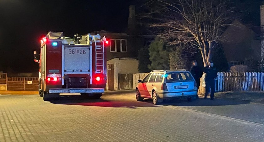 Nocny pożar w Łomży. Zapaliło się na Jana z Kolna