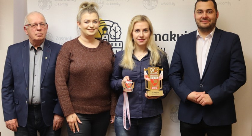 Sukcesu pogratulował jej prezydent Łomży