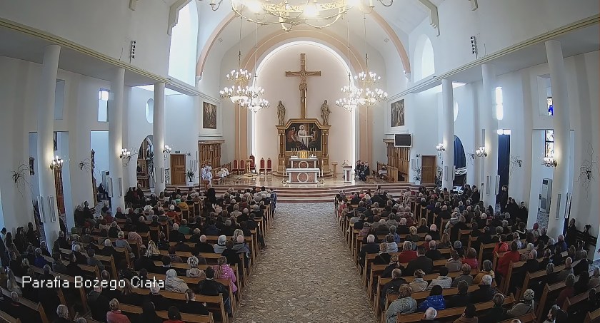 [NA ŻYWO] Msza Święta Wieczerzy Pańskiej z parafii pw. Bożego Ciała w Łomży 