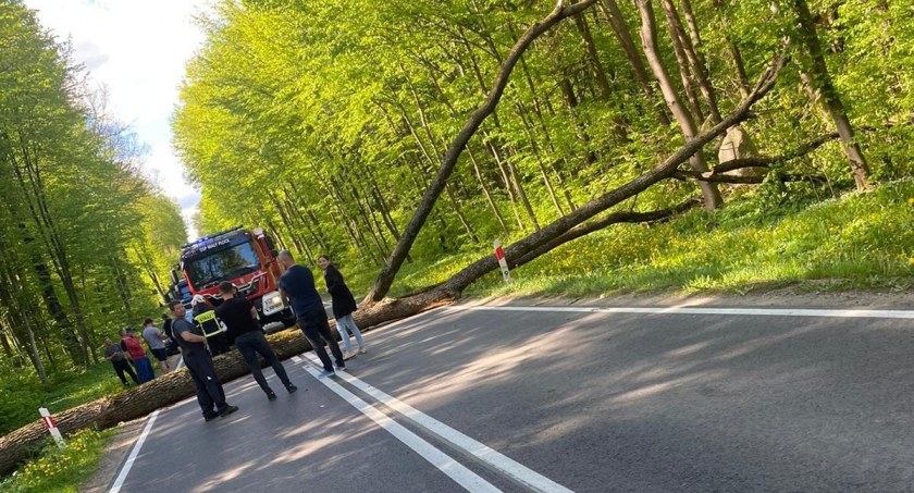 Na DK63 mogło dojść do tragedii! Kierowca oszukał przeznaczenie