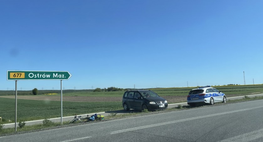 Potrącenie rowerzysty. Nie ustąpił pierwszeństwa osobówce [FOTO]