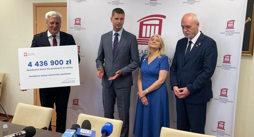 Miliony dla Akademii Nauk Stosowanych w Łomży [VIDEO]