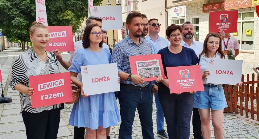 Wakacyjna trasa posłów Lewicy. Parlamentarzyści odwiedzili Łomżę