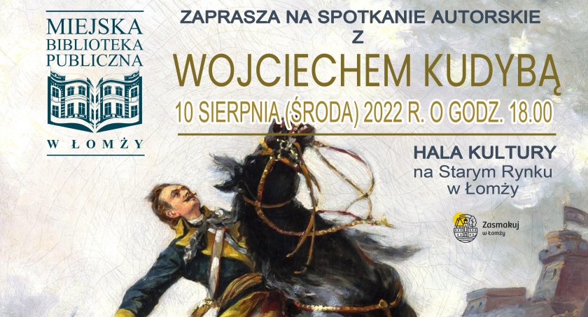 Do Łomży przyjedzie pisarz Wojciech Kudyba