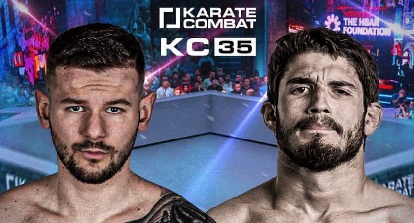 Maciej Tercjak w Karate Combat. Jego przeciwnikiem będzie Brazylijczyk