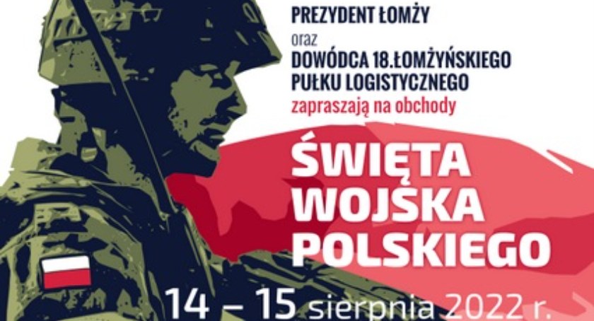 Święto Wojska Polskiego 2022 w Łomży [PROGRAM]