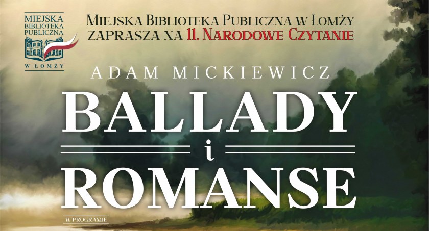 Narodowe Czytanie 2022 w Łomży. Dzieło A. Mickiewicza zinterpretują aktorzy, władze i uczniowie [VIDEO]