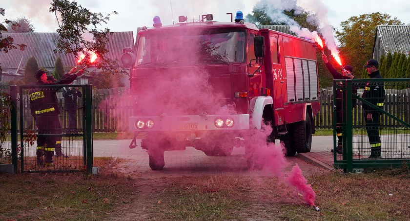OSP Drogoszewo z pierwszym bojowym wozem [VIDEO i FOTO]