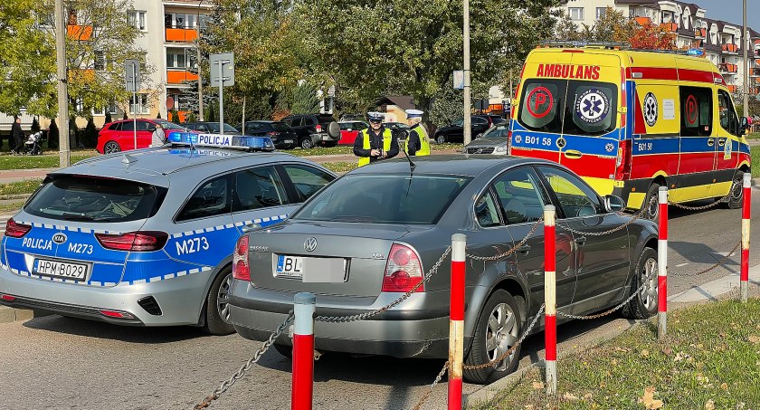 Łomża. Potrącenie rowerzysty. Kierowca uciekł [FOTO] [AKTUALIZACJA]