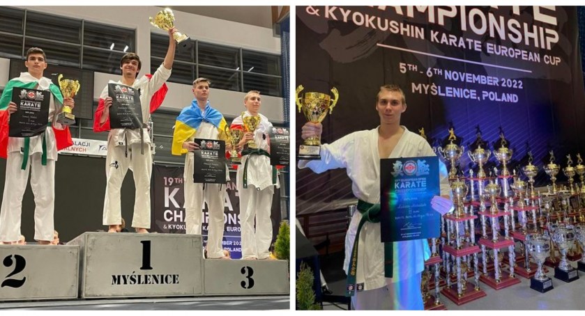 Łomżanin na podium Pucharu Europy Juniorów Karate Kyokushin