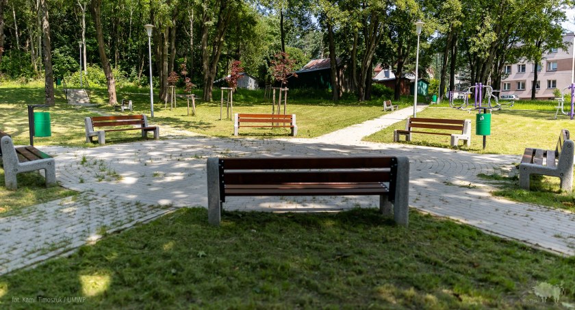 Park na osiedlu Buchwałowo w Sokółce