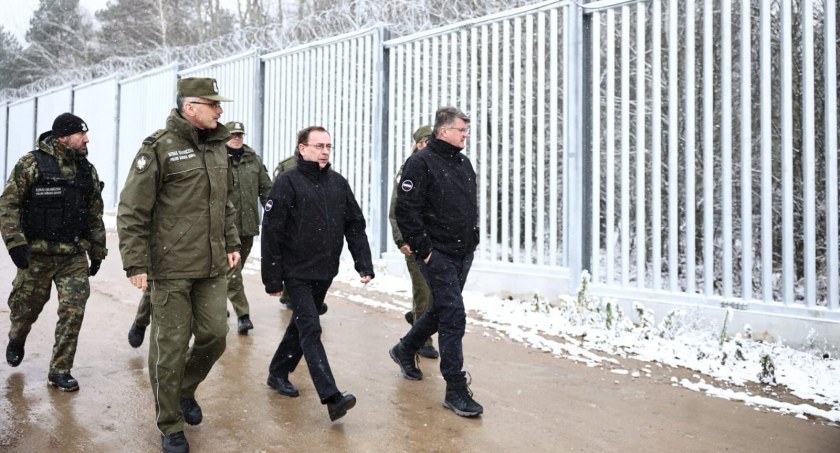 Granica z Białorusią. Pierwszy odcinek zapory elektronicznej