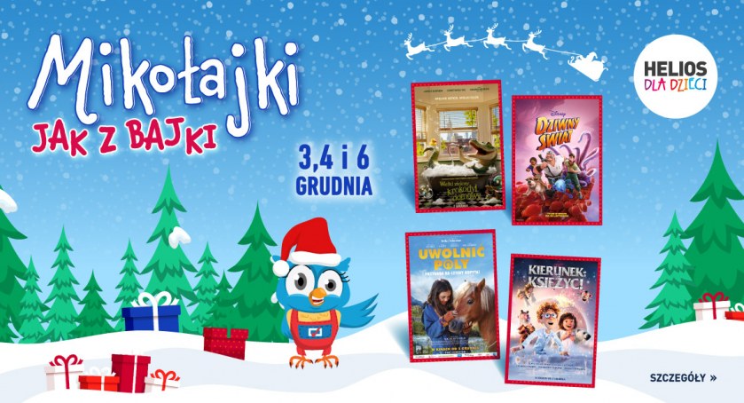 Mikołajki jak z bajki w kinach Helios!