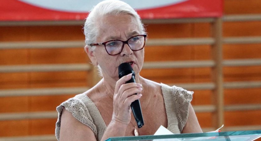 Hanka Gałązka z tytułem Honorowego Obywatela Rejonu Solecznickiego
