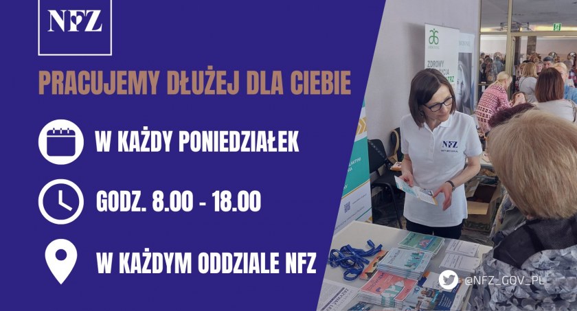 Łomża. NFZ wydłuża godziny pracy