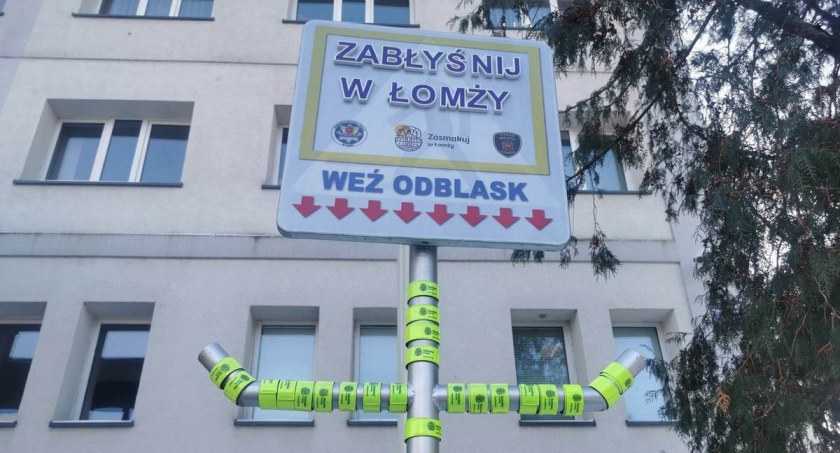 Zabłyśnij w Łomży! Każdy może wziąć odblask