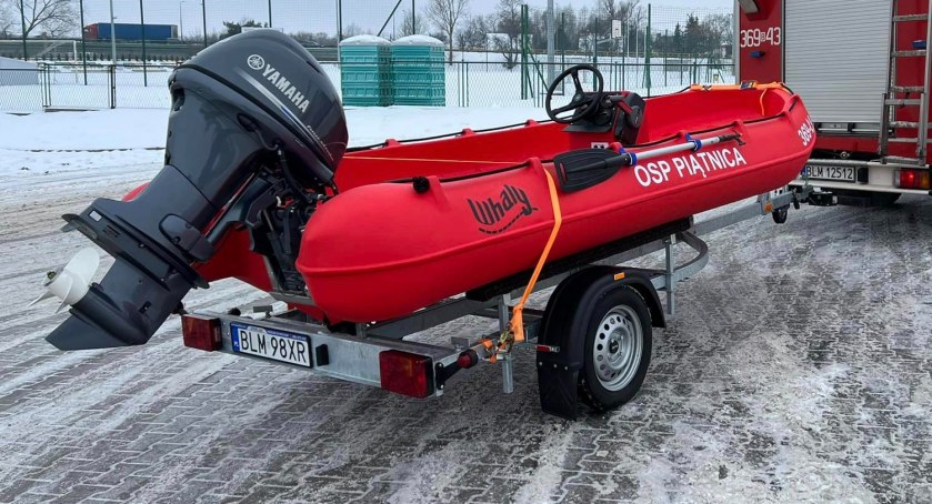 OSP w Piątnicy ma nową łódź