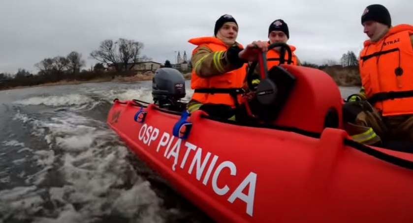 Piątnica. Testy nowej łodzi ratowniczej [VIDEO]