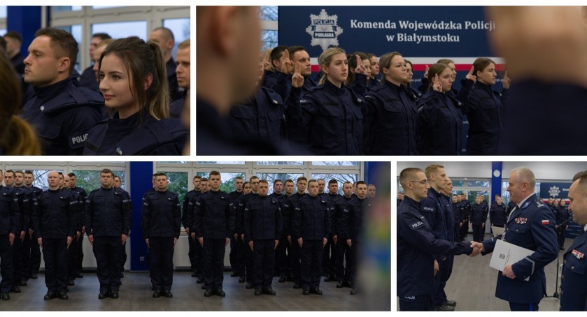 Podlaska policja ma nowych funkcjonariuszy [FOTO]