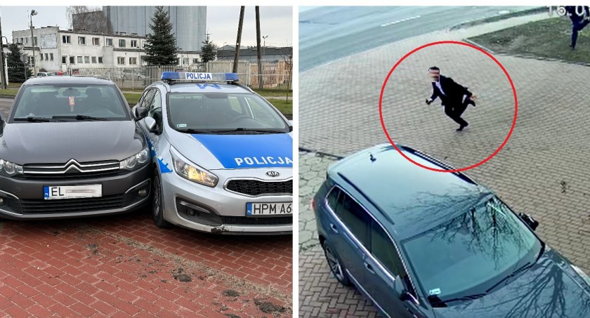 Policyjny pościg ulicami Łomży! Mężczyzna porzucił pojazd i uciekał pieszo [VIDEO i FOTO]