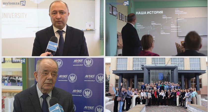 Delegacja Regionalnego Uniwersytetu im. A. Baitursynova z Kustanaju (Kazachstan) gościła w murach Międzynarodowej Akademii Nauk Stosowanych w Łomży