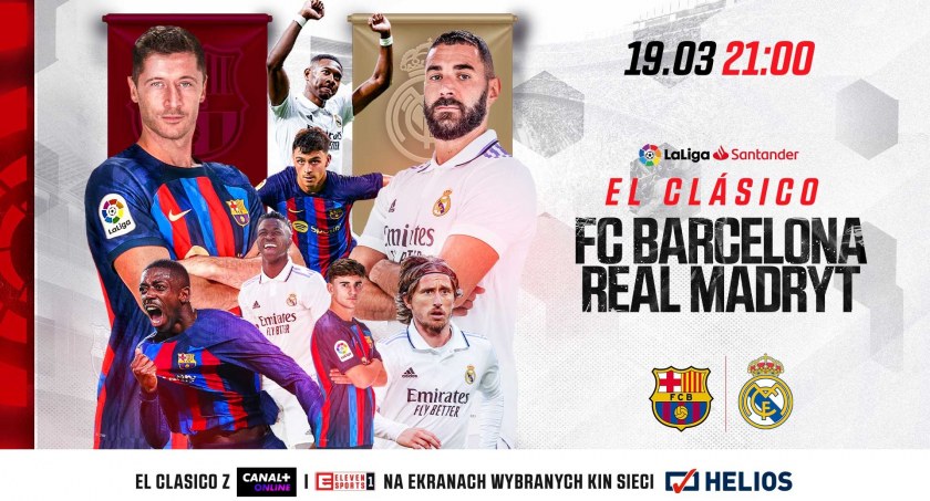 „El Clásico” – słynne derby na ekranach kin Helios!