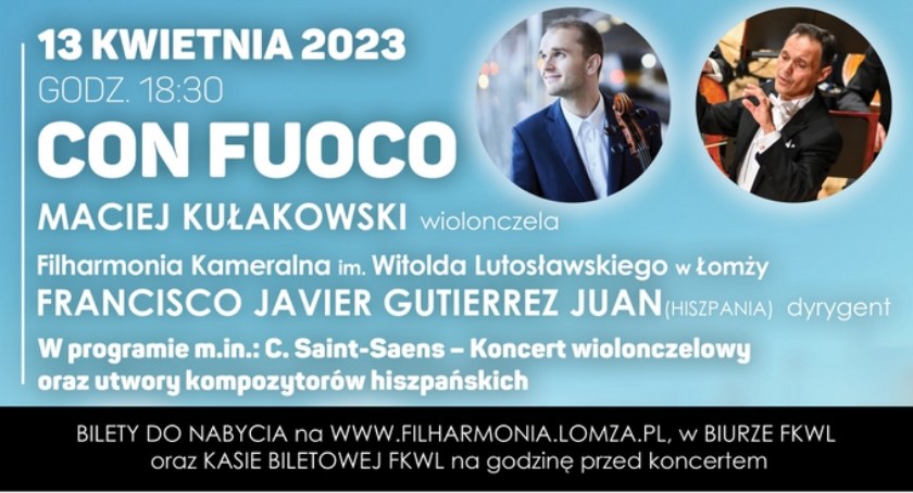 Con fuoco w Filharmonii Kameralnej w Łomży