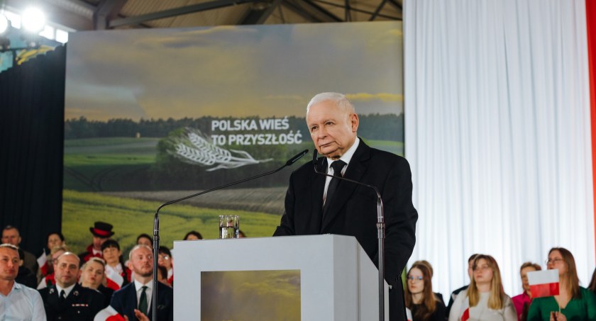 Konwencja w Łysych. Morawiecki, Kaczyński, Telus i zakaz wwozu produktów rolniczych z Ukrainy 