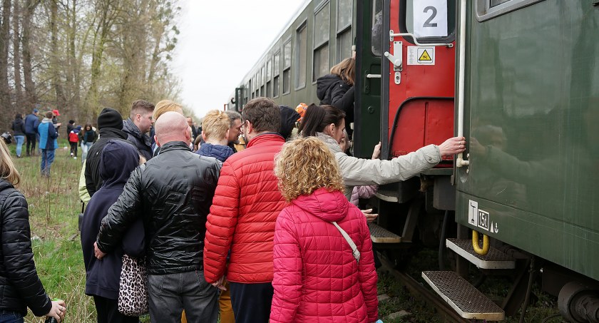 “Kolej w Łomży to wręcz obowiązek”. Legendarny pociąg znowu odwiedził nasze miasto! [VIDEO i FOTO]