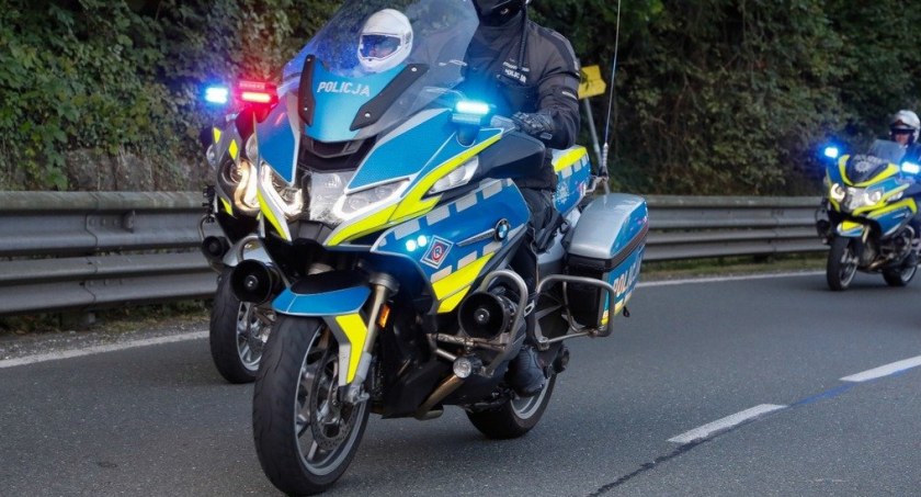 Jednośladem bezpiecznie do celu, czyli akcja policji 