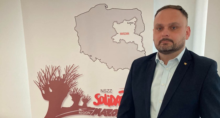 Marcin Dębek przewodniczącym łomżyńskiej „Solidarności”