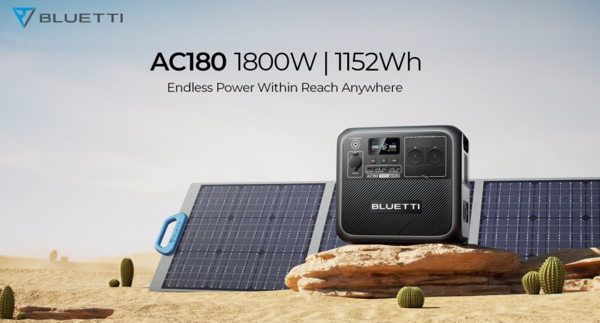 BLUETTI AC180 Mobilna Stacja Zasilania nie może się doczekać spotkania ze światem 